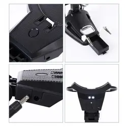 گیره مونتاژ ذره بین دار به همراه پایه هویه و نگهدارنده سیم لحیم مدل TH-7027