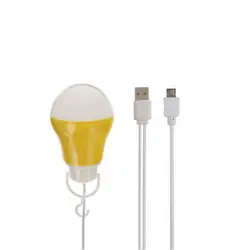 لامپ 5W اضطراری LED با کابل USB و Micro usb