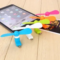 مینی پنکه همراه موبایل Mini USB Fan مخصوص اندروید