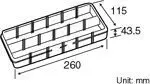 جعبه قطعات Proskit مدل 203-132F