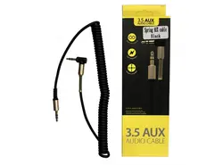 کابل AUX فنری به طول 1.5 متر با جک 3.5 میلیمتری رایت