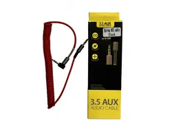 کابل AUX فنری به طول 1.5 متر با جک 3.5 میلیمتری رایت