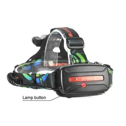 چراغ قوه پیشانی - هدلایت شارژی 3 لامپه چرخان با چراغ اضطراری