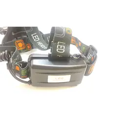 چراغ قوه پیشانی - هدلایت شارژی 3 لامپه چرخان T601