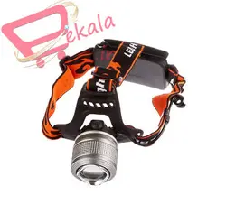 چراغ پیشانی هدلایت آکواریومی LED آبی و سفید مدل dual source