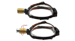 چراغ پیشانی هدلایت آکواریومی LED آبی و سفید مدل dual source