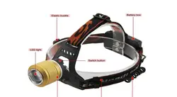 چراغ پیشانی هدلایت آکواریومی LED آبی و سفید مدل dual source