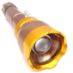 چراغ قوه شکاری - پلیسی زوم دار دستی 1200w طلایی