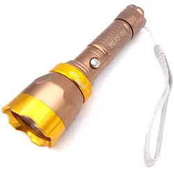 چراغ قوه شکاری - پلیسی زوم دار دستی 1200w طلایی