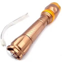 چراغ قوه شکاری - پلیسی زوم دار دستی 1200w طلایی