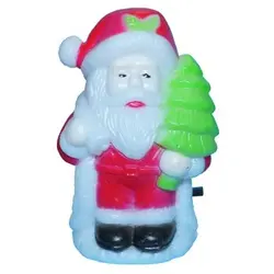 چراغ خواب دیواری کودک طرح بابانوئل