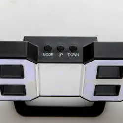 ساعت دیواری و رومیزی دیجیتال سه بعدی بدنه سفید مدل X Segment Clock