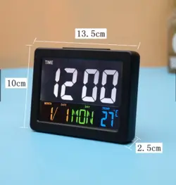 ساعت و دماسنج دیجیتالی به همراه تقویم و نمایشگر رنگی مدل GH-2000