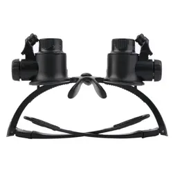 ذره بین عینکی دوچشمی 4 لنز 10X,15X, 20X,25 مدل 9892GJ