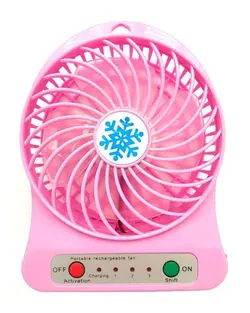 مینی پنکه رومیزی پلاستیکی USB Fan مدل 5017