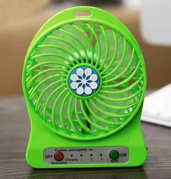 مینی پنکه رومیزی پلاستیکی USB Fan مدل 5017