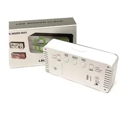 ساعت و دماسنج دیجیتالی رومیزی آینه ای مدلDS-3622X-MAX