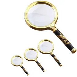 ذره بين مطالعه دسته دار مشکی 90 میلیمتری