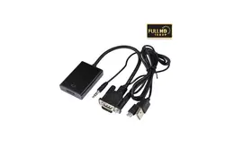کابل مبدل VGA به HDMI به همراه خروجی صدا