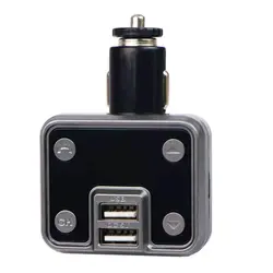 پخش کننده FM PLAYER فندکی خودرو بلوتوث دار دو پورت USB مدل KCB-910