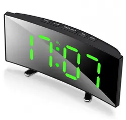 ساعت و دماسنج دیجیتالی رومیزی آینه ای مدل DT-6507