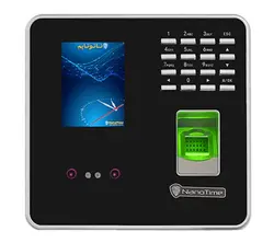| دستگاه حضور و غیاب تشخیص چهره و اثر انگشتی نانوتایم مدل MB200 Silver