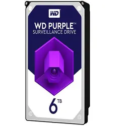 | هارد دیسک اینترنال وسترن بنفش 6 ترابایت Western 6TB