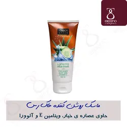 ماسک روشن کننده خاک رس حاوی خیار، ویتامین E و آلوورا London Style