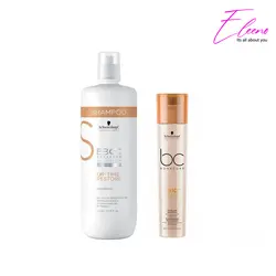 شامپو کیوتن بناکور ترمیم کننده و جوانساز مو Bonacure Q10 Shampoo &bull; الینو