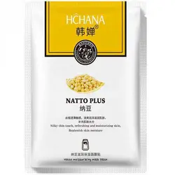 ماسک صورت مدل سویا ناتو پلاس هچانا 25 گرم ا natto plus mask hchana