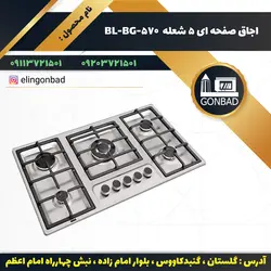 اجاق گاز صفحه ای استیل بیشل مدل BL-BG-570