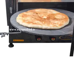 تنور گازي رنگ كوره اي چدن 50 دماسنج دار