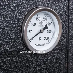 تنور گازي رنگ كوره اي چدن 50 دماسنج دار