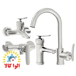 ست شیرآلات برلیان مدل کن سفید - الوا کالا | ایراندوست