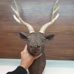 دیوار کوب گوزن بافتنی