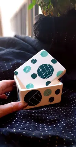 جعبه جواهرات طرح گرد