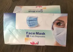 ماسک سه لایه پزشکی پک 20 تایی