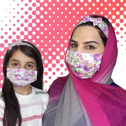 ست هد بند و ماسک مادر و دختر