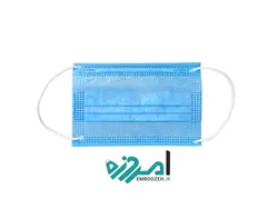 ماسک سه لایه پزشکی کودک رنگ آبی