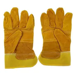 دستکش کار کف دوبل چرم