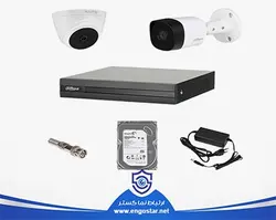 پک 2 دوربین مداربسته داهوا Full HD 1080P | B1A21P