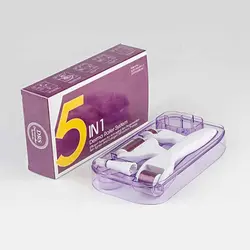 درمارولر تیتانیومی پنچ کاره derma roller 5 in 1