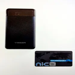 پاوربانک 10000 میلی آمپر برند وگر (VEGER) فست شارژر مدل  vp-1087