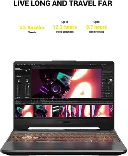 لپ تاپ گیمینگ ایسوس مدل  ASUS TUF Gaming A15 Gaming R74800H  16GB   1TB   4GB