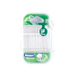 نخ دندان ماهان مدل floss picks بسته 30 عددی کد fp1202