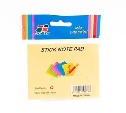 کاغذ یادداشت چسب دار سایز 76X101 mm