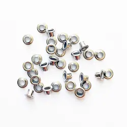 پرچ فلزی نقره ای با حلقه بسته 50 عددی