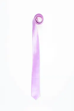 کراوات مردانه ساده-بنفش روشن T1046