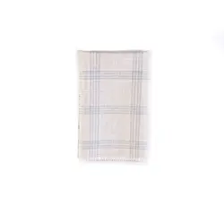 دستمال جیب طرح دار چهارخانه طوسی کد PS1035