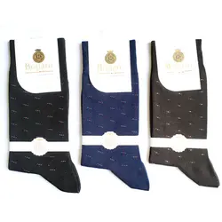 جوراب مردانه نخی بوگارو نانو بسته 3 عددی کد socks2026
